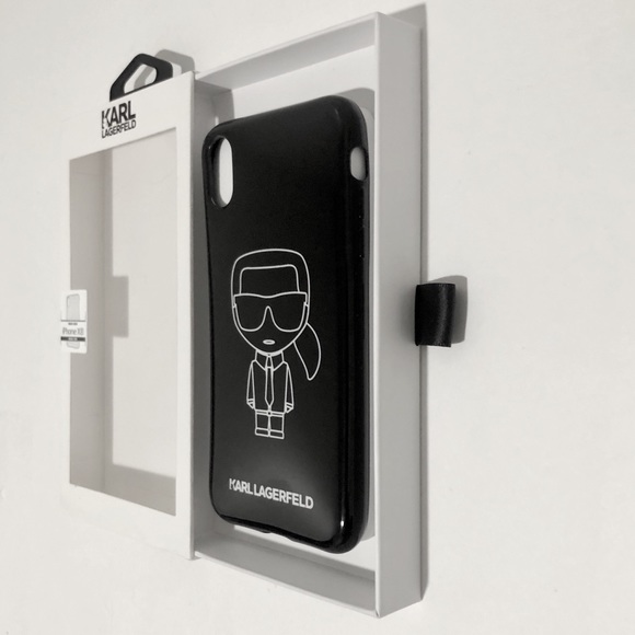 Karl Lagerfeld iPhone Cellphone Cover Case NWT - Picture 1 of 4